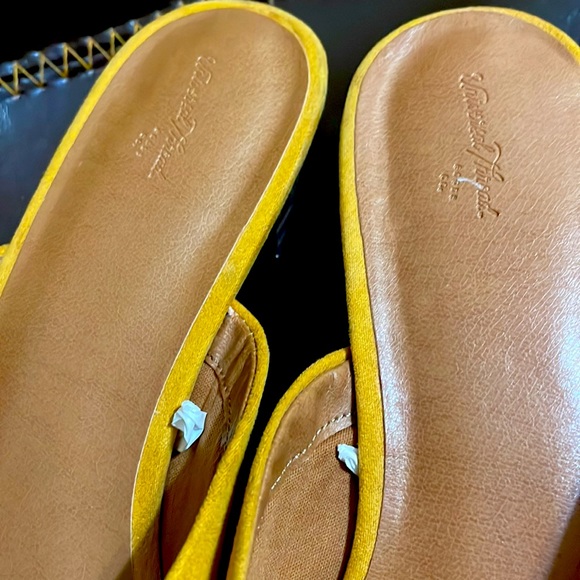 Yellow Sandals Slide Mule - Picture 2 of 12